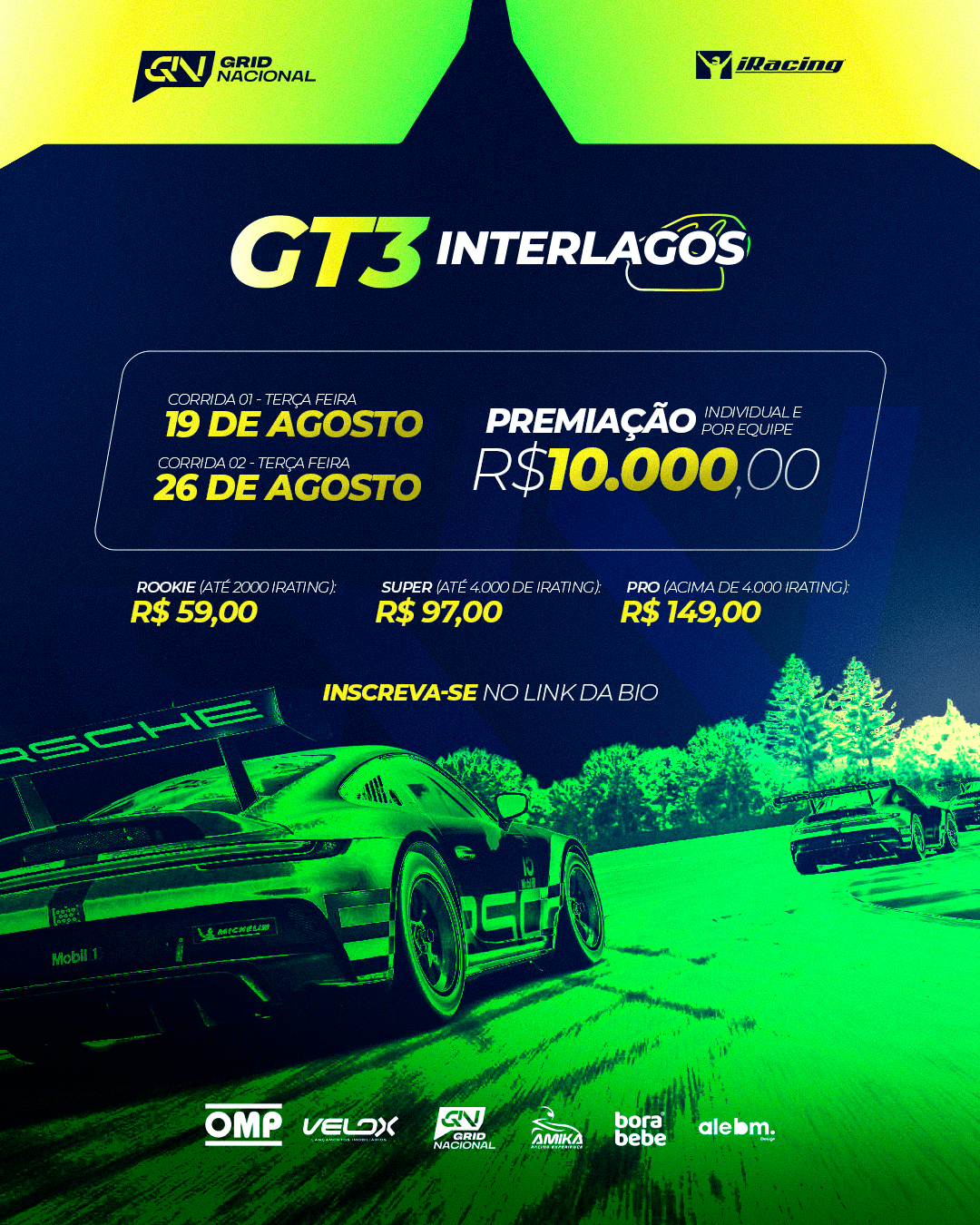 Banner do evento GT3CUP
