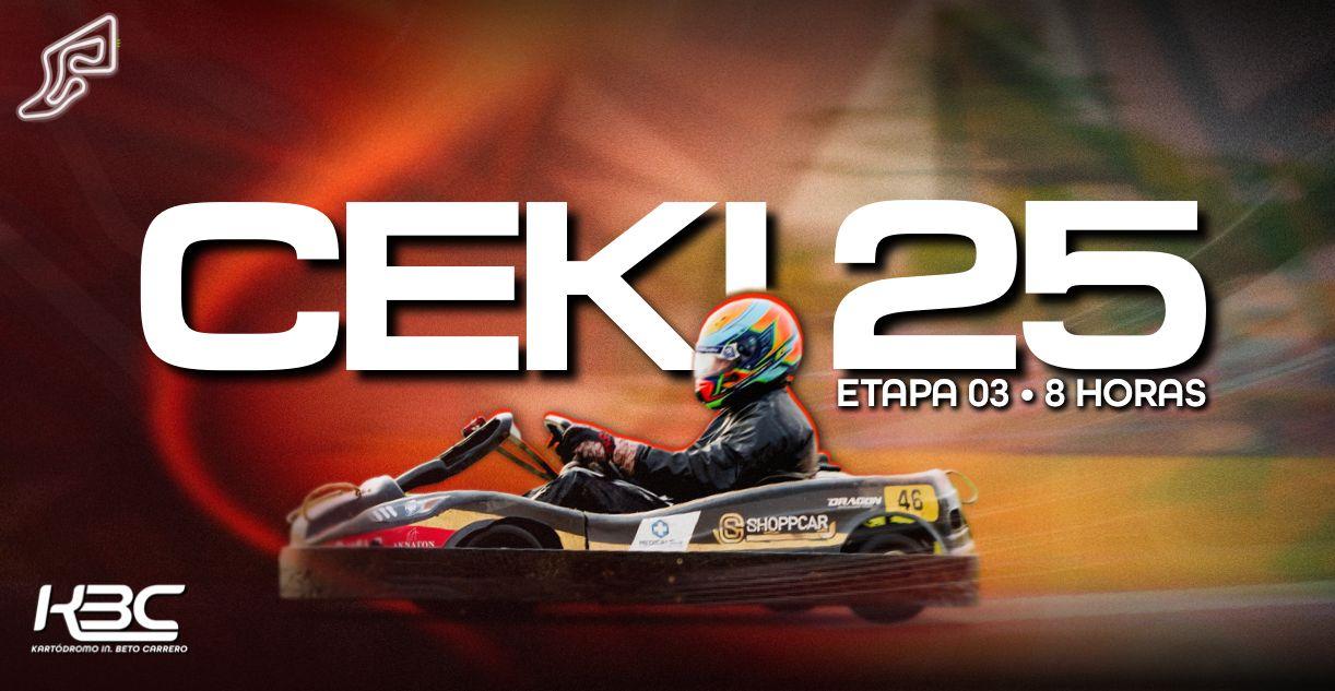 Banner do evento TREINOS CEKI TERCEIRA ETAPA 2025