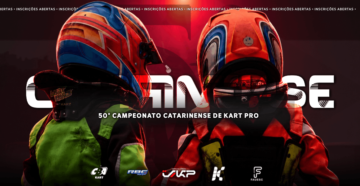 Banner do evento 50º CATARINENSE DE KART 